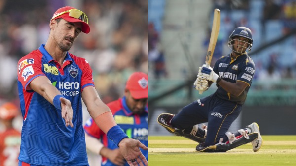 GT vs DC Mitchell Starc gave warning to Sai Sudharsan after he was distracted while bowling