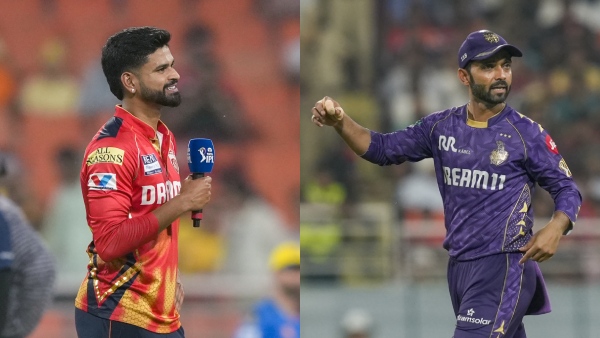 KKR vs PBKS Punjab Kings Captain Shreyas Iyer won the toss and chose to bat against KKR at Kolkata