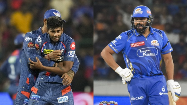 MI vs LSG Mayank Yadav has his last laugh against Rohit Sharma who hits consecutive Sixes at Mumbai