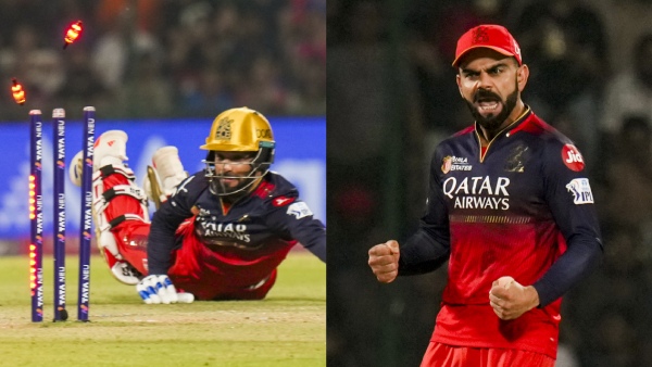 RCB vs DC For the first time in ipl RCB Captain Rajat Patidar got Run out for 6 runs against Delhi because of Virat Kohli