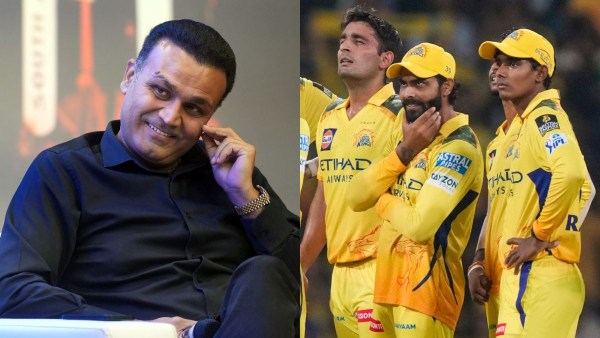 CSK Virender Sehwag Mocks CSK s Last Place Position in IPL 2025