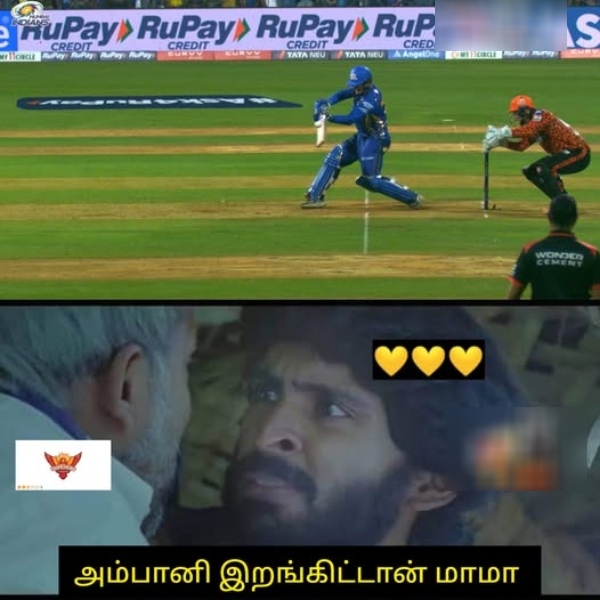 ipl 2025 memes MI vs SRH Mumbai Indians