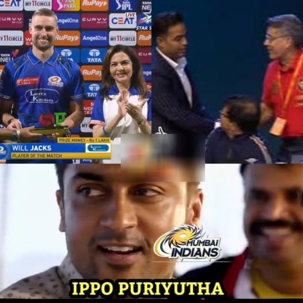 ipl 2025 memes MI vs SRH Mumbai Indians