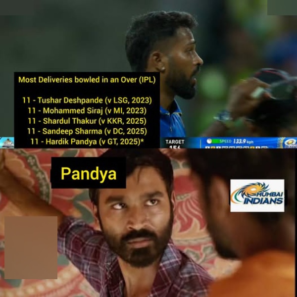 IPL 2025 memes Gujarat Titans Mumbai Indians