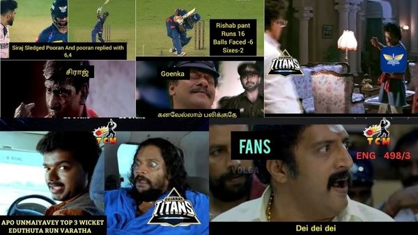 IPL 2025 GT vs LSG Memes From GT s Top Spot Jitters to Pooran s Sixes