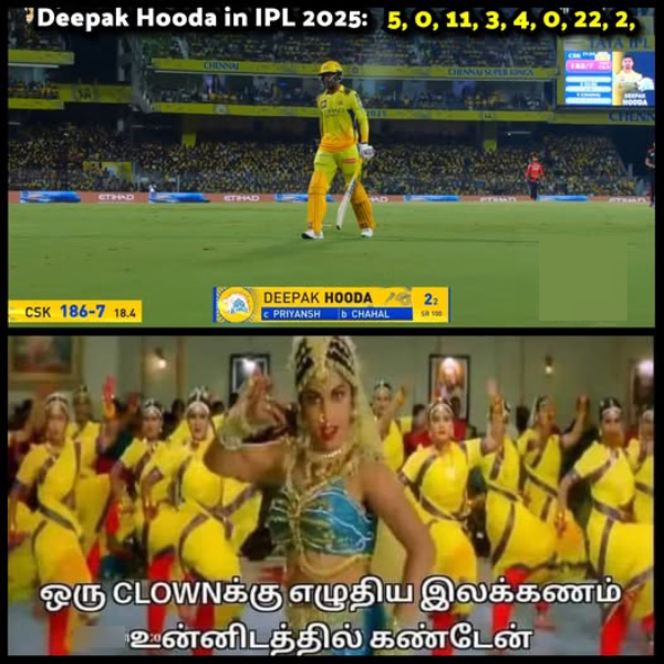 ipl 2025 memes MS Dhoni