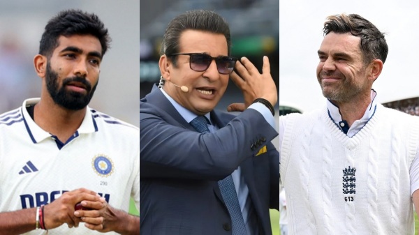Jasprit Bumrah Wasim Akram James Anderson Test Cricket