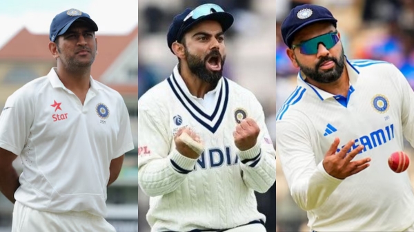 Virat Kohli MS Dhoni Rohit Sharma Indian Cricket team IND vs ENG