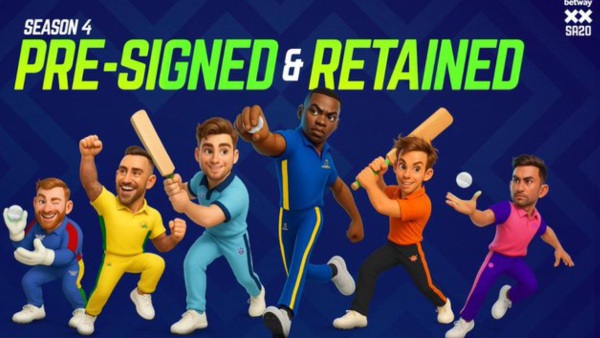 SA 20 Players retained list