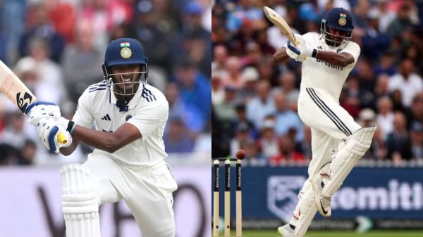 Sai Sudharsan India Manchester Test First Fifty Shubman Gill