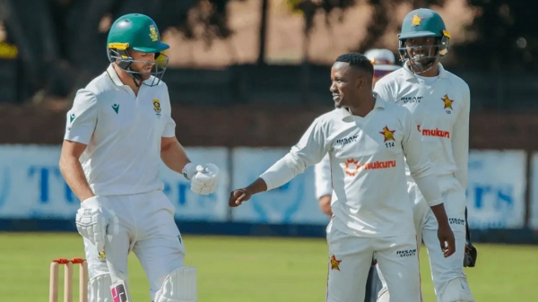 South Africa Zimbabwe Test Cricket Keshav Maharaj