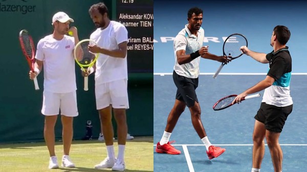 Wimbledon Rohan Bopanna Novak Djokovic