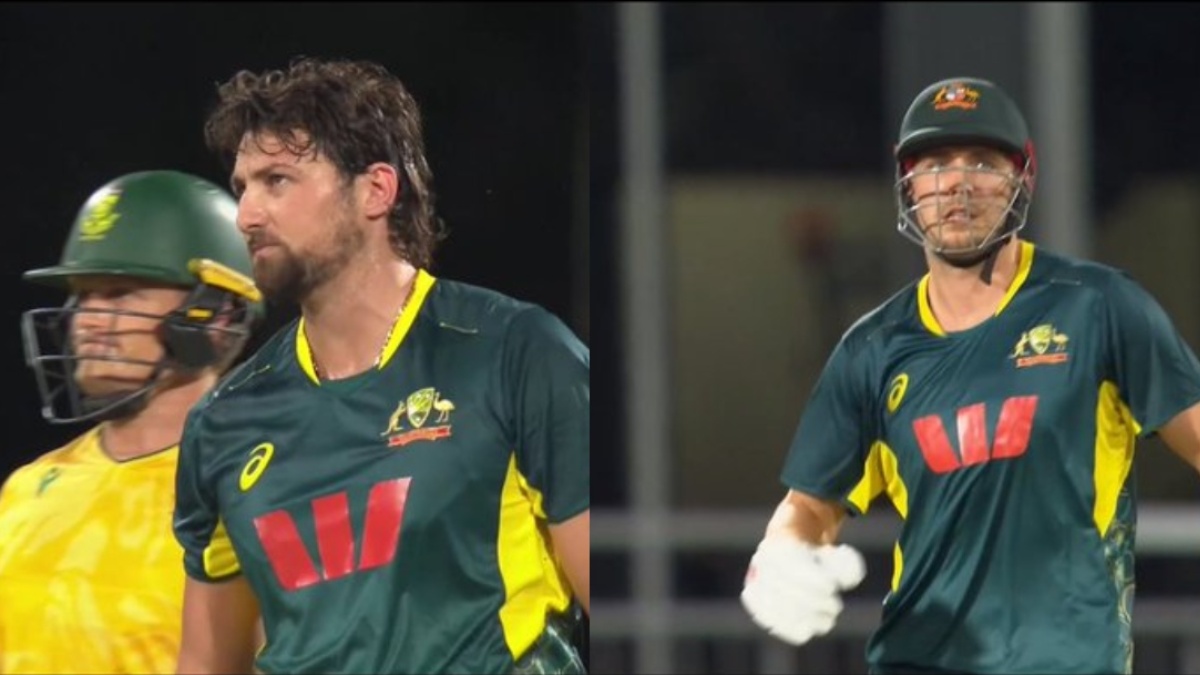 AUS vs SA: 75-6 ரன்கள் இழந்த ஆஸ்திரேலியா.. 8 சிக்சர் பறக்கவிட்ட டிம் டேவிட்.. தென்னாப்பிரிக்காவுக்கு சவால்