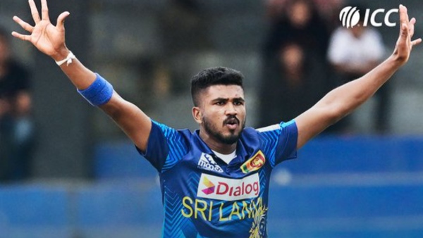 Dilshan Madhushanka hat trick