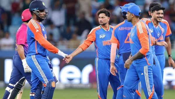 IND vs UAE Asia Cup UAE 57 all out Kuldeep Yadav Shivam Dube Dominates