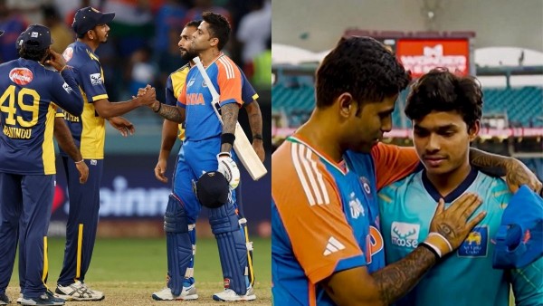 Asia Cup IND vs SL Suryakumar Yadav Consoles Sri Lankan Player Dunith Wellalage after Super 4 match