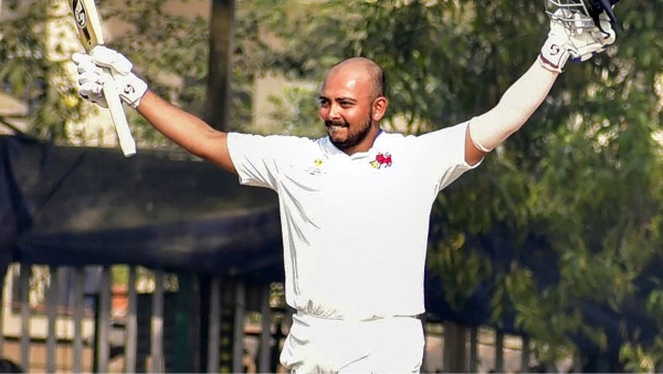 Ranji Trophy Prithvi Shaw hit century against Mumbai in Ranji Trophy Warm up match