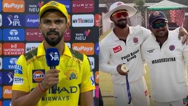 Ranji Trophy CSK Captain Ruturaj Gaikwad s Heartwarming Gesture for Prithvi Shaw after winning Player of the match award