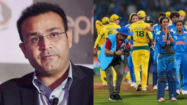 IND-W vs AUS-W Semi Final Sehwag Celebrates India s Win Over Australia in His Signature Style