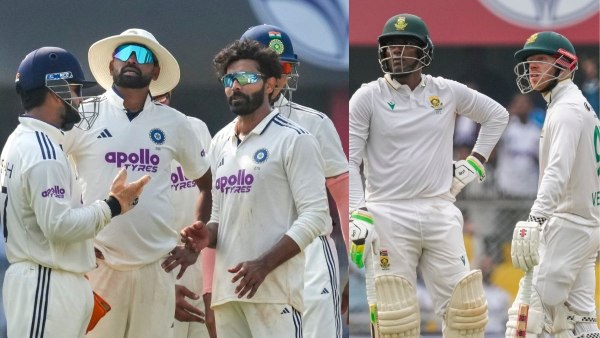 IND vs SA Ravindra Jadeja - Senuran Muthusamy involved in a DRS Drama in Guwahati Test