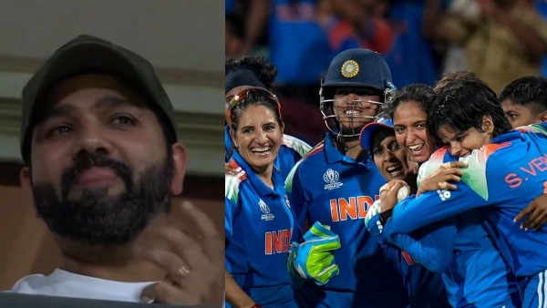 India vs South Africa Women WC Final Rohit Sharma Cries Tears of Joy as Indian Women s Team Lifts Maiden World Cup