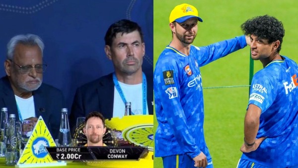 CSK IPL Auction CSK Fans upset as Devon Conway Rachin Ravindra Go Unsold in IPL Auction