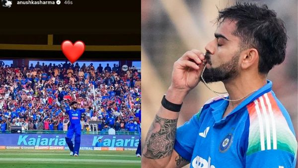 IND vs SA Virat Kohli s Heartwarming Celebration Kissing Wedding Ring After 53rd ODI Century Anushka Sharma Reacts