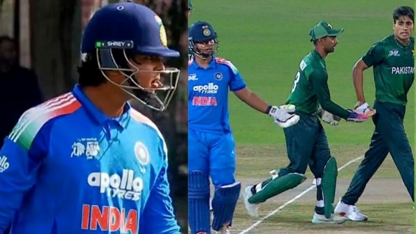 U19 Asia Cup Final Vaibhav Suryavanshi s Shoe Gesture to Pakistan Bowler Ali Raza Sparks Debate