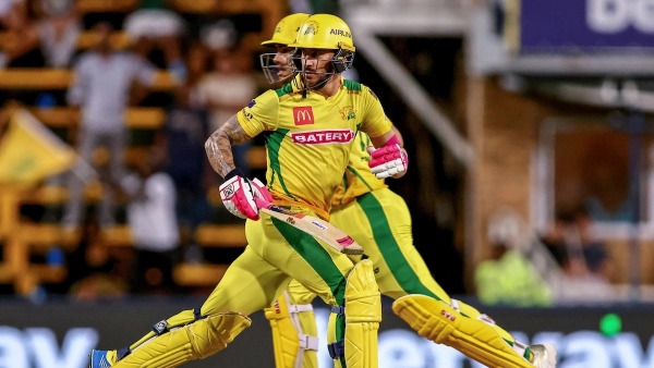 JSK vs DSG Faf du Plessis Credits MS Dhoni s Iconic Masterstroke for Thrilling Win