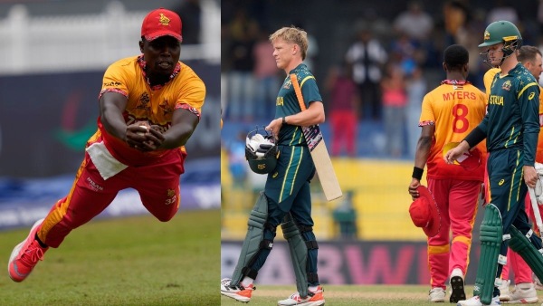AUS vs ZIM Zimbabwe Outshines Australia with Incredible Fielding Secure Historic T20 World Cup Upset