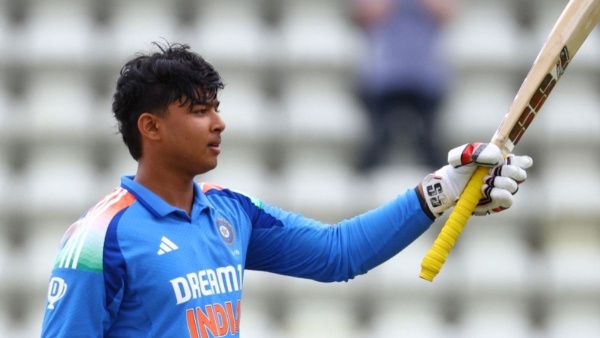 IND vs ENG U19 Final Vaibhav Suryavanshi Smashes Century in U19 WC Final India Dominates England