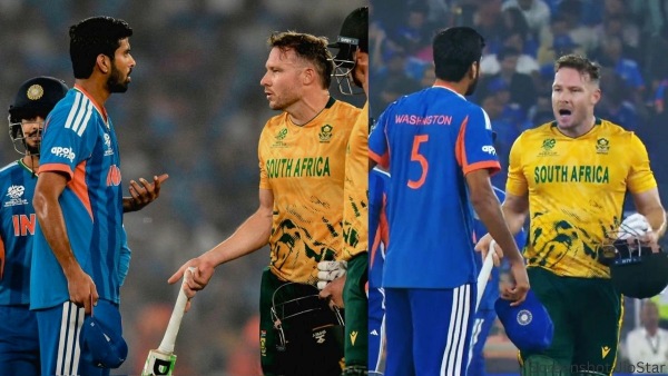 IND vs SA David Miller and Washington Sundar Involved in Heated Exchange During India vs South Africa match