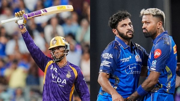 MI vs KKR Kolkata Knight Riders Post Massive 220 4 Against Mumbai Indians at Wankhede in IPL 2026