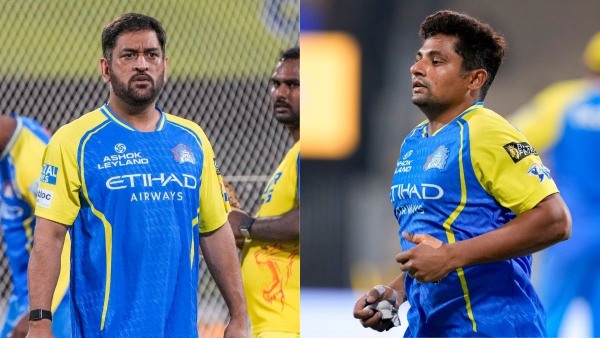 CSK vs GT Will MS Dhoni replace Sarfaraaz Khan Sarfaraz Khan gone for golden Duck vs Gujarat Titans