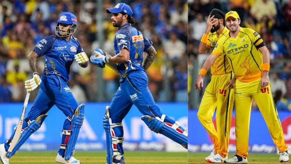 CSK vs MI Tilak Varma and Jamie Overton Heated Exchange at Wankhede in IPL 2026