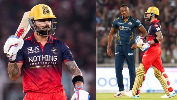 IPL 2026 GT vs RCB Virat Kohli Crushes Kagiso Rabada with 5 Fours in One Over to Equal Chris Gayle s IPL Record