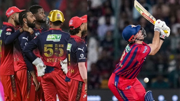 IPL 2026 RCB vs LSG Mitchell Marsh Smashes Massive 102-Meter Six Out of Chinnaswamy Stadium During RCB vs LSG