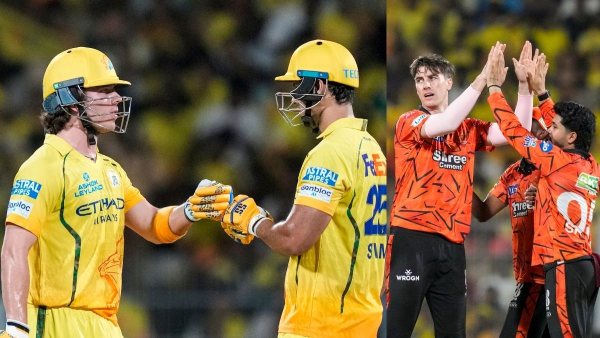 CSK vs SRH IPL 2026 Dewald Brevis Kartik Sharma Power Hits Propel Chennai Super Kings to 180