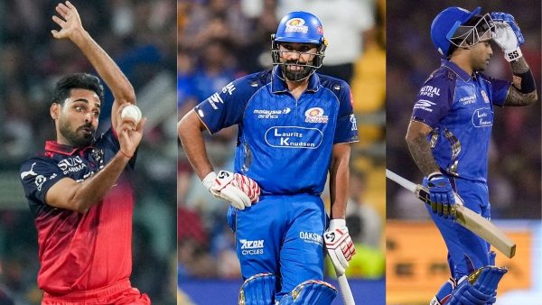 IPL 2026 Bhuvneshwar Kumar took wickets of Rohit Sharma and Suryakumar Yadav in Consecutive Deliveries