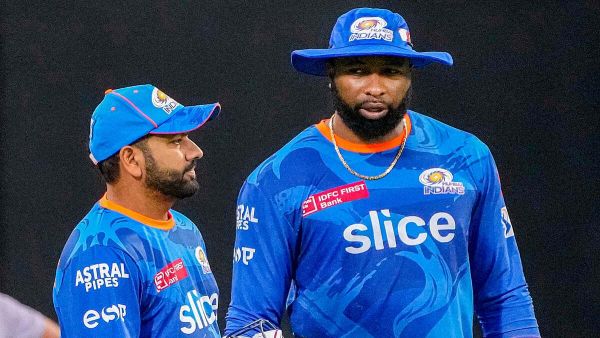 Mumbai Indians Coach Kieron Pollard Fined by BCCI After Heated Argument with Umpire in PBKS Match Mumbai Indians Coach Kieron Pollard Fined by BCCI After Heated Argument with Umpire in PBKS Match