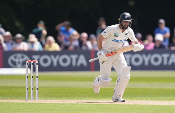 Kane Williamson celebrating a century on the cricket field Kane Williamson celebrating a century on the cricket field