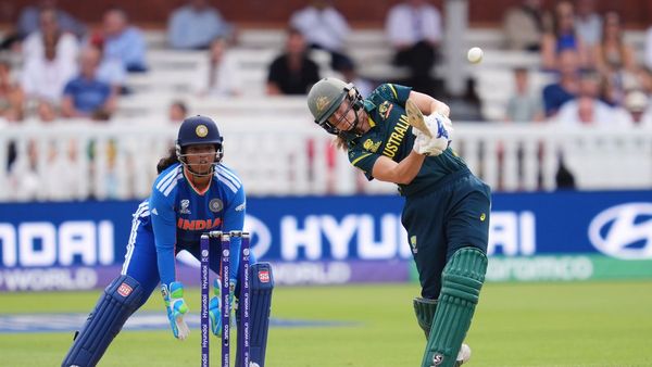 Harmanpreet Kaur batting against Australia at Lord s