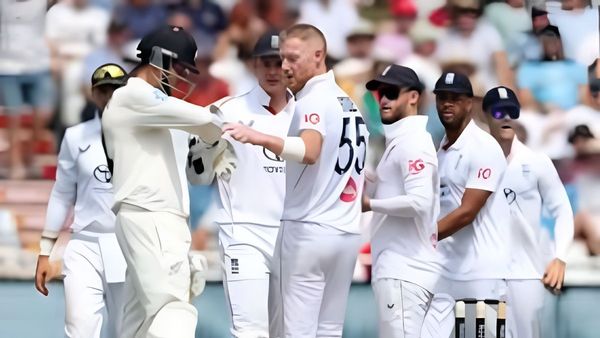 Ben Stokes during controversial 250th Test wicket match