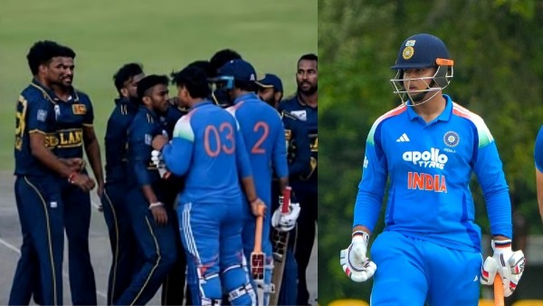 IND A vs SL A Vaibhav Suryavanshi Involved in Heated Clash after India A lost to Sri Lanka in super over IND A vs SL A Vaibhav Suryavanshi Involved in Heated Clash after India A lost to Sri Lanka in super over