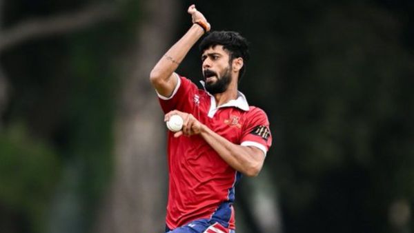 Jai Mundra celebrates historic wicket on T20I debut