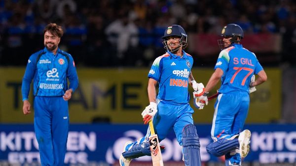 India celebrates 7-wicket victory over Afghanistan