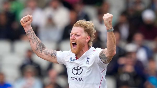 Ben Stokes celebrates legendary cricket victory