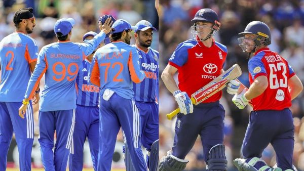 IND vs ENG Jos Buttler and Harry Brook Power hitting helps England to score 257 Runs Against India in 5th T20I IND vs ENG Jos Buttler and Harry Brook Power hitting helps England to score 257 Runs Against India in 5th T20I