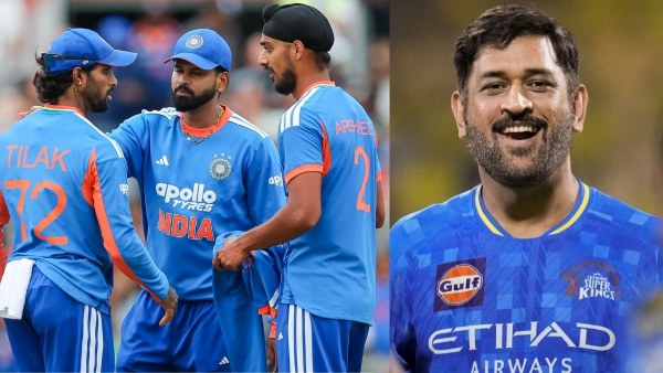 MS Dhoni Celebrates 45th Birthday at Trent Bridge Surprises Fans During IND vs ENG 3rd T20 MS Dhoni Celebrates 45th Birthday at Trent Bridge Surprises Fans During IND vs ENG 3rd T20