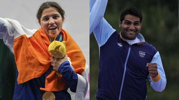 Asian Games 2026 Neeru Danda and Kynan Chenai Set New Asian Record in Trap Mixed Team and Wins Gold Asian Games 2026 Neeru Danda and Kynan Chenai Set New Asian Record in Trap Mixed Team and Wins Gold